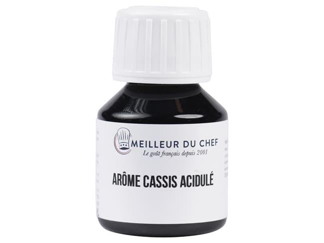 Arôme cassis acidulé - hydrosoluble - 58 ml - Selectarôme
