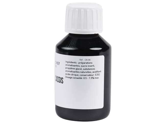 Arôme naturel cassis - hydrosoluble - 58 ml - Selectarôme