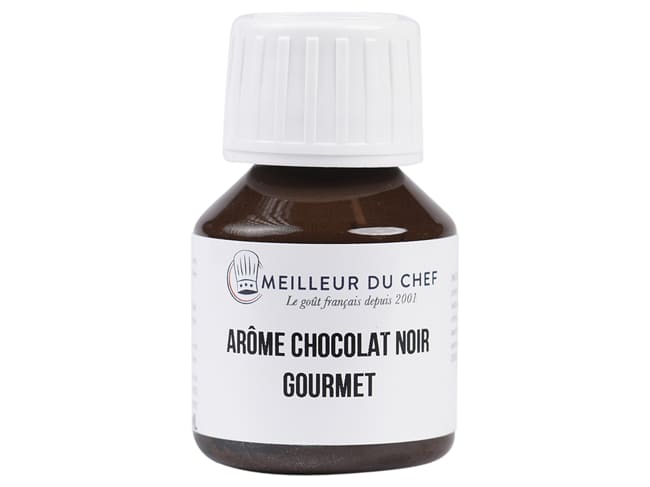 Arôme chocolat noir gourmet - hydrosoluble - 1 litre - Selectarôme