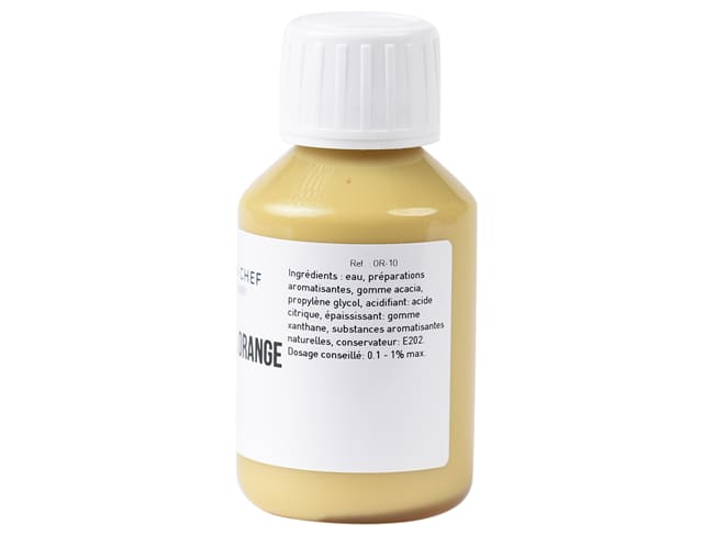 Arôme naturel orange - hydrosoluble - 500 ml - Selectarôme