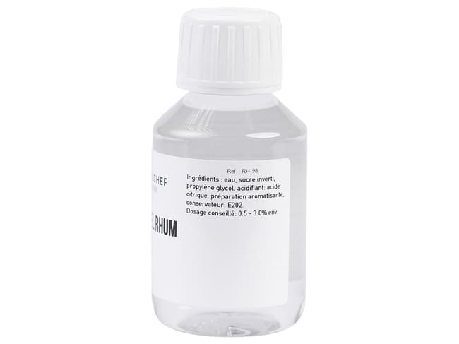 Arôme rhum blanc - hydrosoluble - 500 ml - Selectarôme