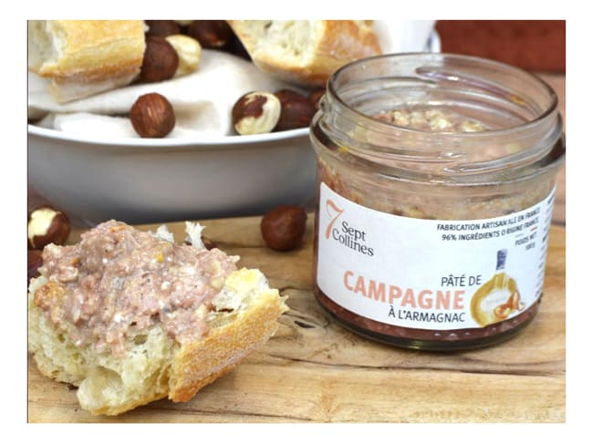 Pâté de campagne à l'armagnac - 100 g - Sept Collines