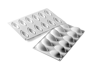 Moule silicone - 12 quenelles - 30 x 17,5 cm - Silikomart