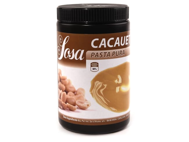 Pâte de cacahuète 100% - spéciale pâtisserie - 1 kg - Sosa