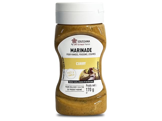 Marinade curry ananas coco - 170 g - Soussana