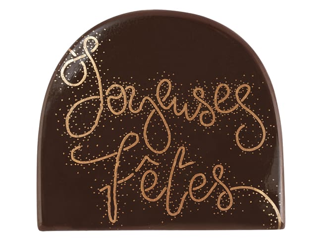 Moule pour embout de bûche - Guirlandes festives - Florensuc