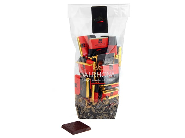 Carrés chocolat Guanaja - Instant café par Valrhona - 40 napolitains - Valrhona