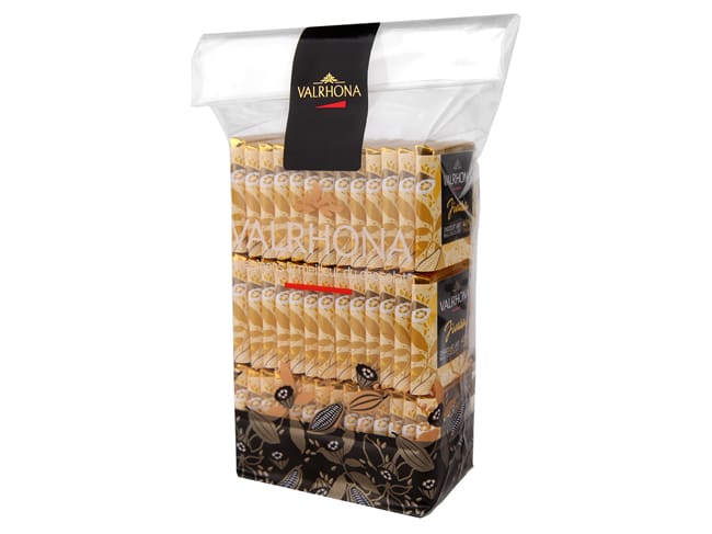 Carrés chocolat Jivara - Instant café par Valrhona - 40 napolitains - Valrhona