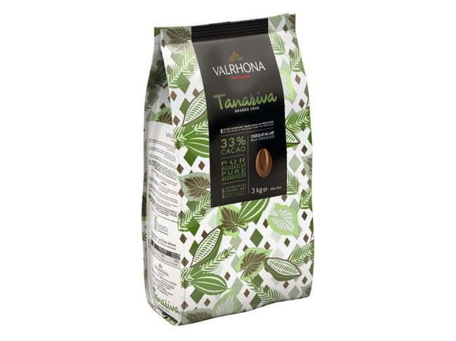 Chocolat au lait Tanariva 33% - 3 kg - Valrhona