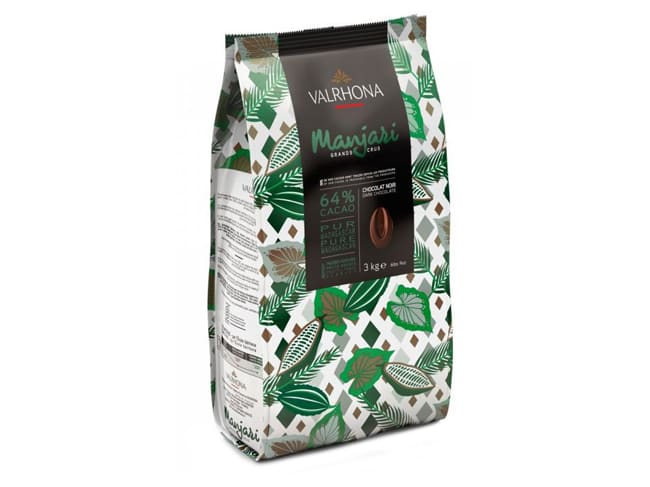 Chocolat noir Manjari 64% - 3 kg - Valrhona