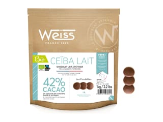 Chocolat au lait Bio Ceiba 42% - 1 kg - Weiss