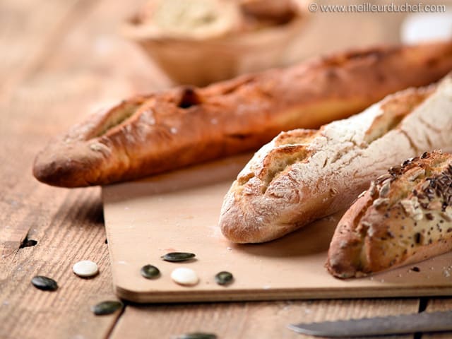 Mini-baguettes (sans pétrissage)