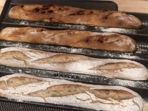 Mini-baguettes (sans pétrissage) - 80