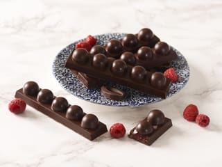 Barres chocolatées aux fruits rouges