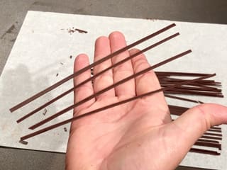 Bâtonnets en chocolat