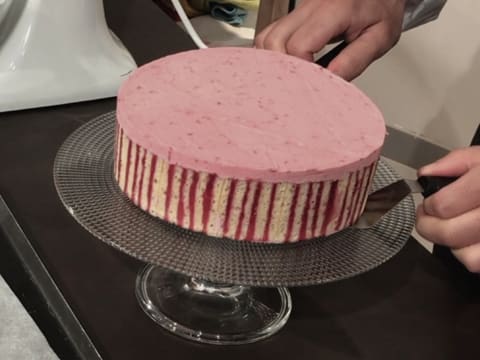 Bavarois framboise et citron vert - 191