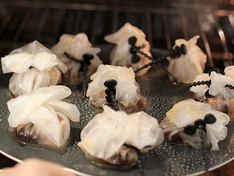 Bonbon de foie gras en aumônière et son écrasé de potimarron - 28