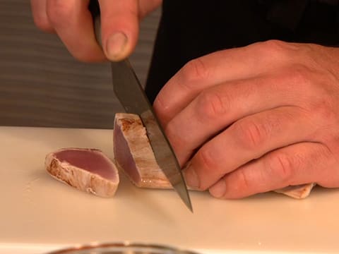 Bonite snackée, salade croquante au riz torréfié et Yuzu - 40