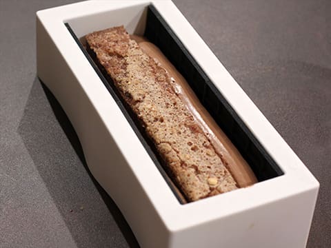 Bûche de Noël carrés de chocolat - 64