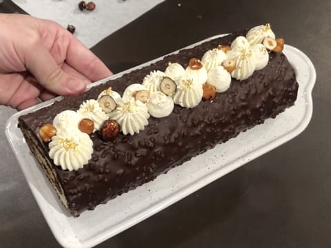 Bûche chocolat praliné mascarpone - 103