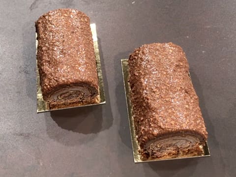 Bûche de Noël chocolat/praliné - 98