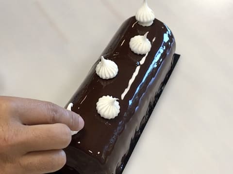 Bûche de Noël coco chocolat, façon bounty - 103