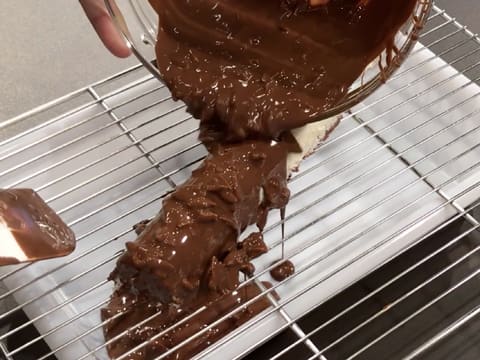 Bûche de Noël coco chocolat, façon bounty - 16