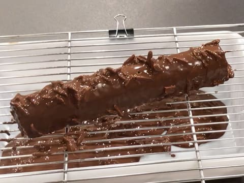 Bûche de Noël coco chocolat, façon bounty - 17