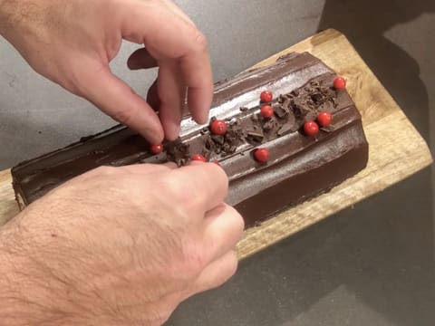 Bûche de Noël au chocolat - 75