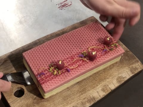 Bûche de Noël citron framboise - 123