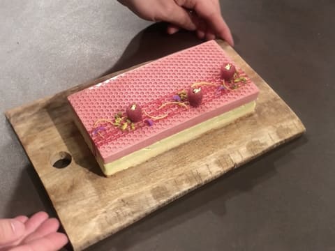 Bûche de Noël citron framboise - 124