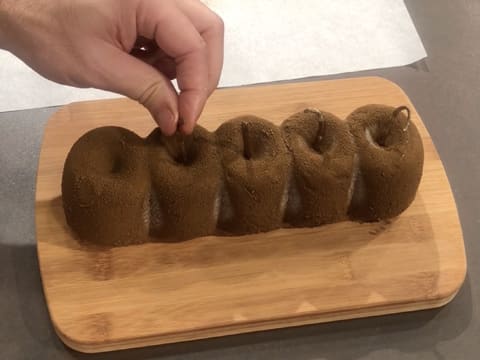 Bûche de Noël Dulcey, pomme, spéculoos - 101