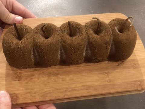 Bûche de Noël Dulcey, pomme, spéculoos - 102