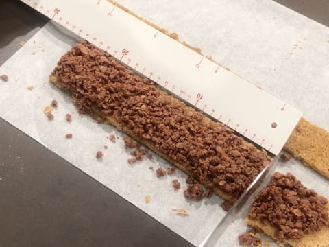 Bûche de Noël Dulcey, pomme, spéculoos - 55