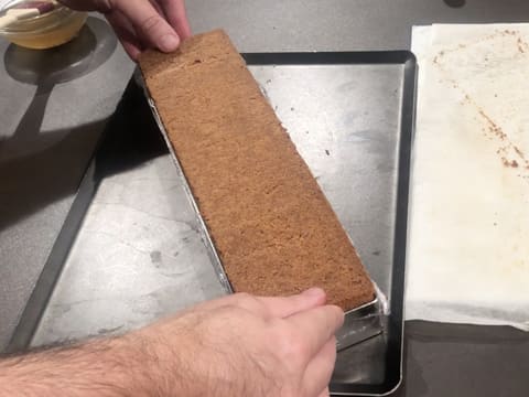 Bûche de Noël à la pêche et au thé - 95