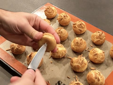 Bûche de Noël façon Profiteroles - 57