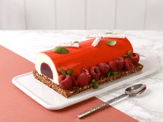 Bûche de Noël fraîcheur