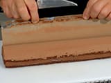 Bûche aux deux chocolats et poires - 48