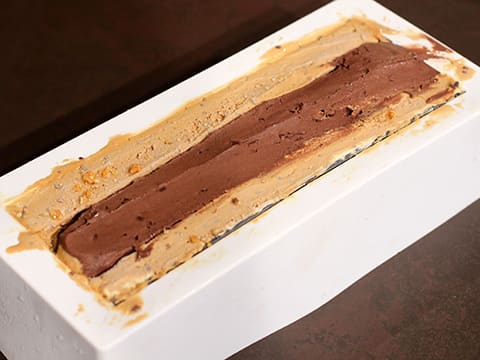 Bûche de Noël glacée 3 saveurs - 84