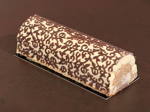 Bûche de Noël glacée 3 saveurs - 97