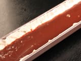 Bûche à la mousse de marron et son cœur fondant de caramel au beurre salé - 45