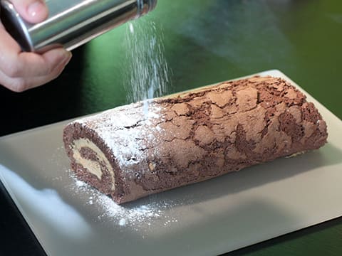 Bûche de Noël facile au chocolat et café - 45