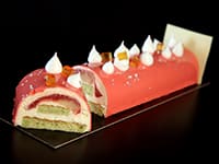 Bûche de Noël fraîcheur au pamplemousse