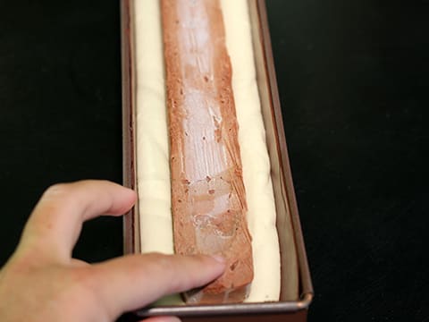 Bûche de Noël passion et son insert chocolat - 53