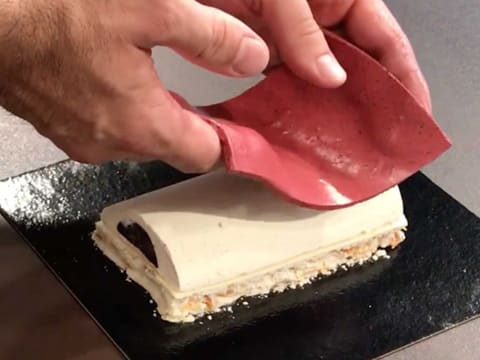 Bûche de Noël façon Pavlova myrtille vanille - 118