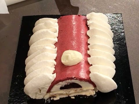 Bûche de Noël façon Pavlova myrtille vanille - 124