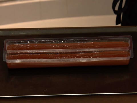 Bûche de Noël aux 3 chocolats et grué de cacao - 36