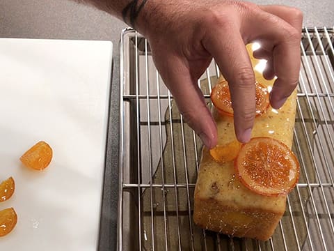 Cake au Cointreau garni à la mandarine - 72