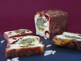 Cake tomate/mozzarella au pesto