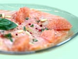 Carpaccio de saumon au citron vert